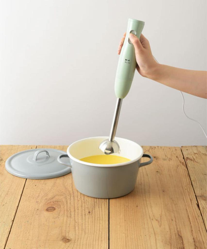 BRUNO Multi-Stick Blender with 3 Attachments (Blender, Whipper, Chopper), Gift Wrapping, Ceramic Storage Container Set, Baby Food, Slim, Compact,