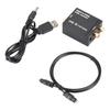 192KHz Audio Converter Adapter Toslink Coaxial Signal To RCA R/L DAC Converter with Optical Cable 1m for Amp Receiver Speaker