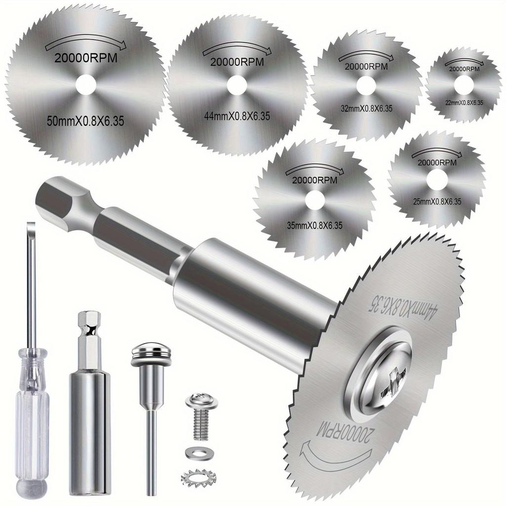 High-Speed Steel Hex Shank Saw Blade Set for Woodworking and PVC Pipe Drilling
