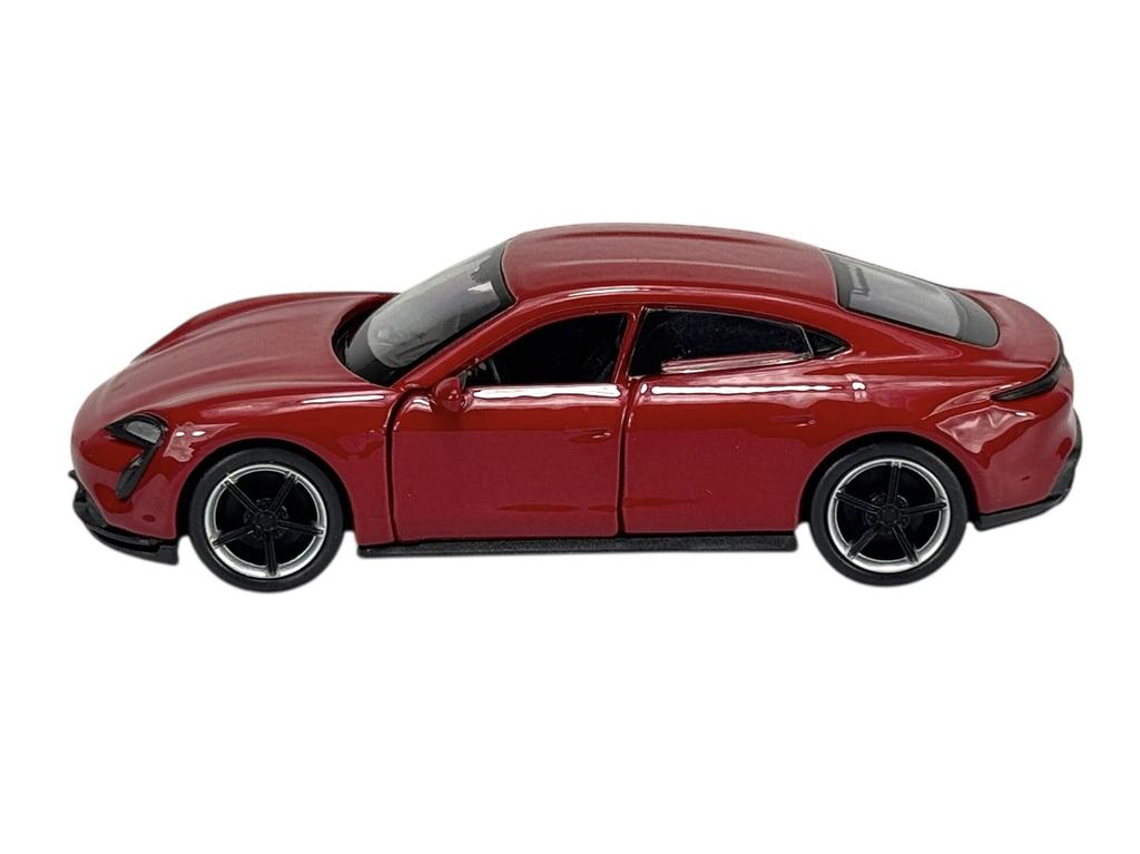 WELLY PORSCHE TAYCAN TURBO RED 1:34 43797