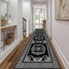New Chinese-style Runner Rug Anti-slip and Stain-resistant El Corridor Floor Mat Bedroom Kitchen Rug Home Decoration