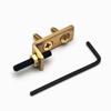 Tremolo-Stopper aus Messing, Stabilisator für Gitarre, Tremolo-Stopper mit Befestigungsschrauben und Schraubenschlüssel, Musikinstrumente, Gitarrenteile