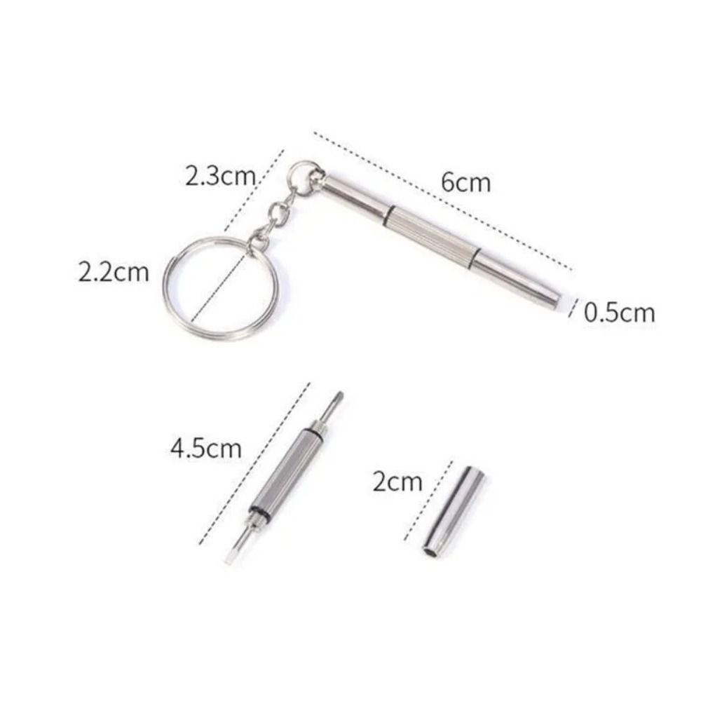 Precision Mini  Tools Small Screwdriver Multi-functional Screwdriver With Keychain Manual Tools