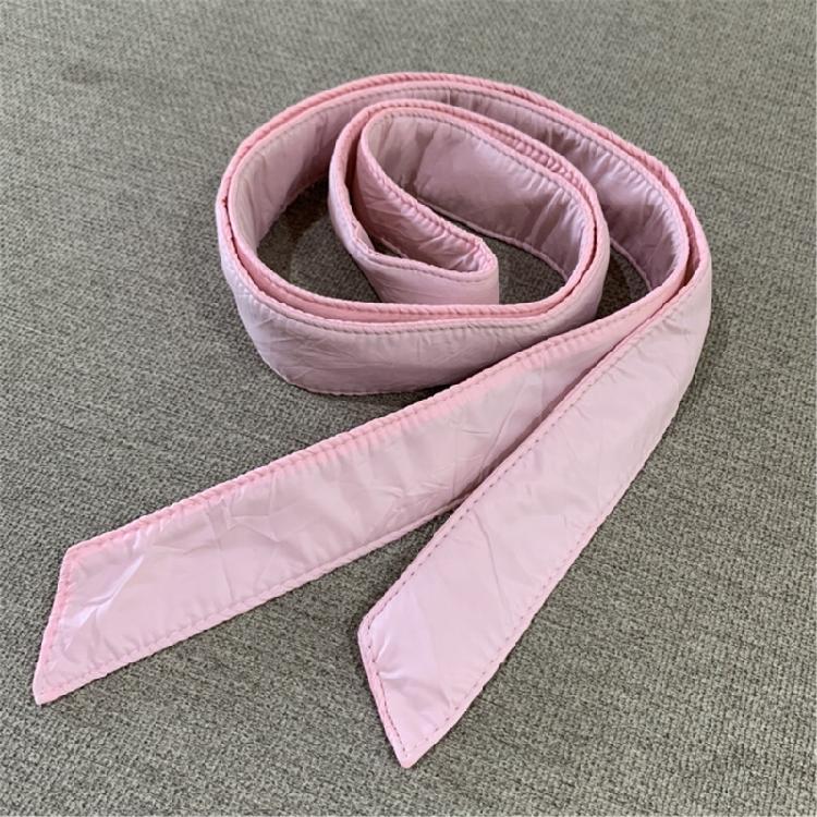 Solid Color Thin Belt Casual Solid Down Jacket Coat Decorative Waist Belt Bands