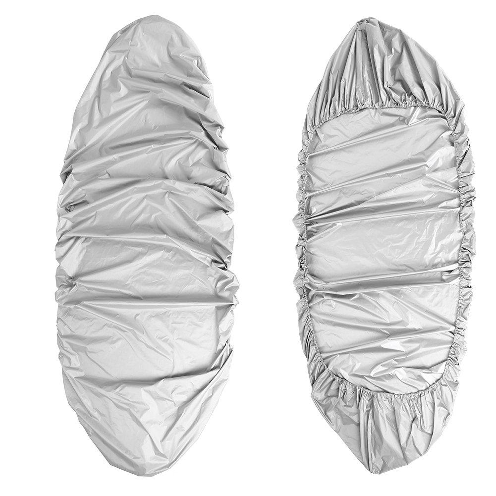 Canoe Kayak Cover 4.5m Waterproof UV Storage Boat Cover Sun Protection 3.6-4M for Kayak Boat Canoe (Gray)