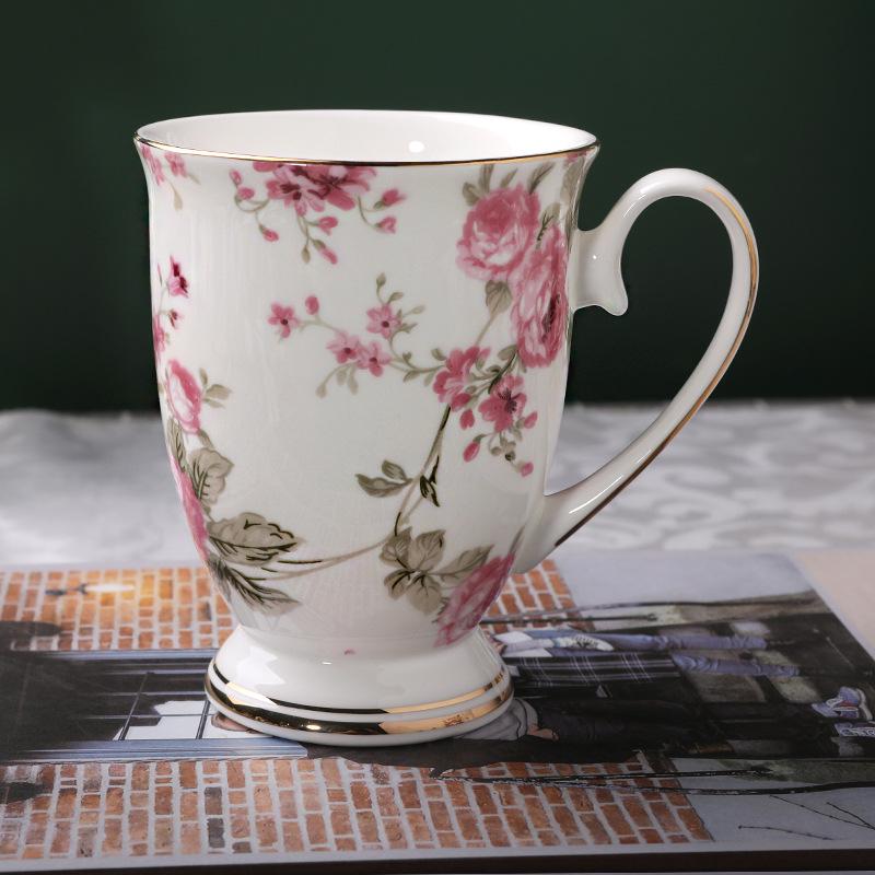 Подарочный набор кофейных кружек из костяного фарфора - Варианты персонализации логотипа, Различные стили 301-400ml