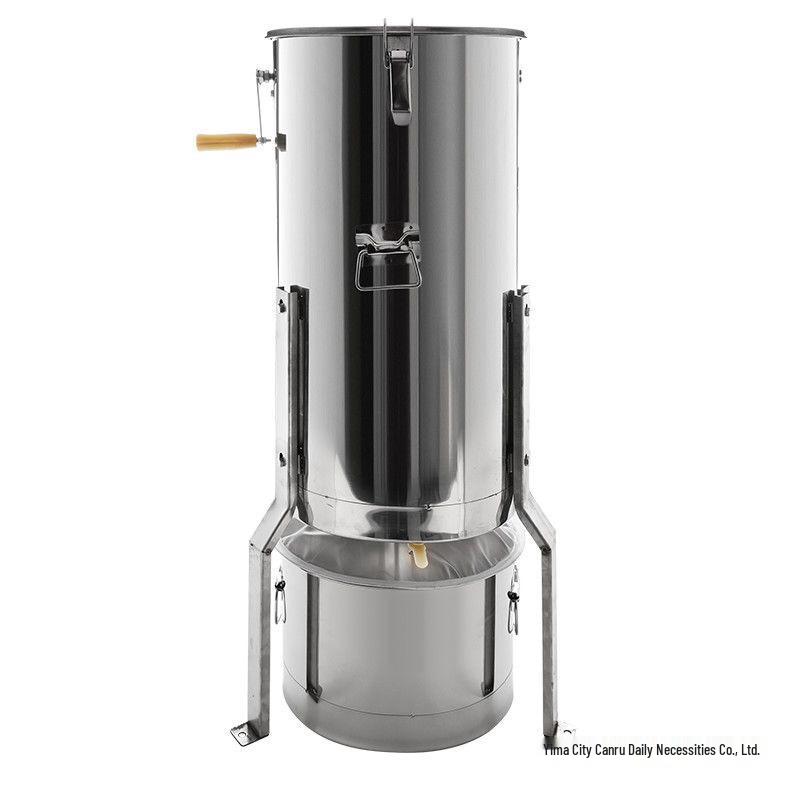 Thickened Stainless Steel Honey Extractor & Spinner Set for Beekeeping