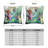 Zootopia 2 Animated Film Square Pillow Cases Buddy Cop Comedy Cushion Covers Creative Zipper Decor Pillowcase for Sofa 45*45cm