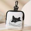 Neues Mini-Münzmäppchen Katze Hund Druck Langlebige Geldbörse Leicht Tragbar Kopfhörertasche Geschenk für Freunde