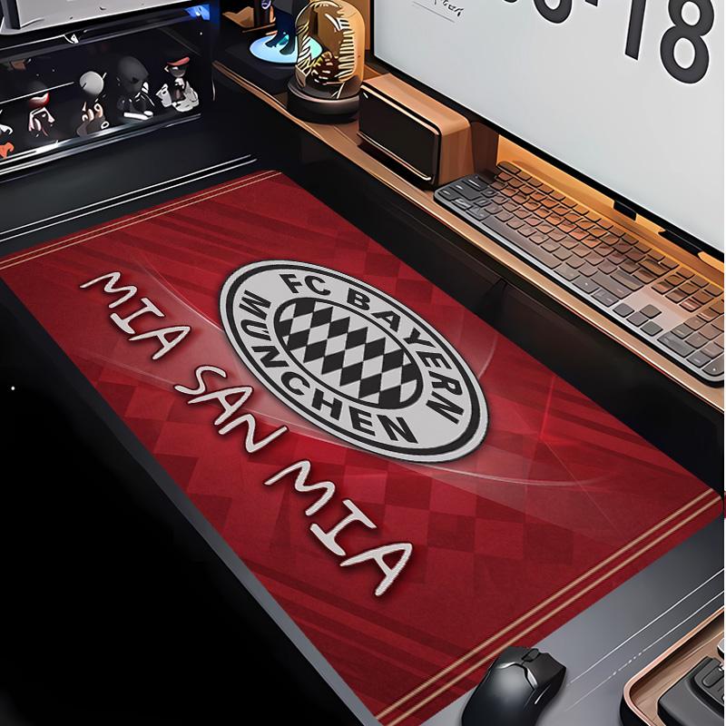 Bayern München Voetbalpatroon Muismat Niet?Anti-slip Rubberen Basis Gaming Muismat Voor Bureau Kantoor Thuis