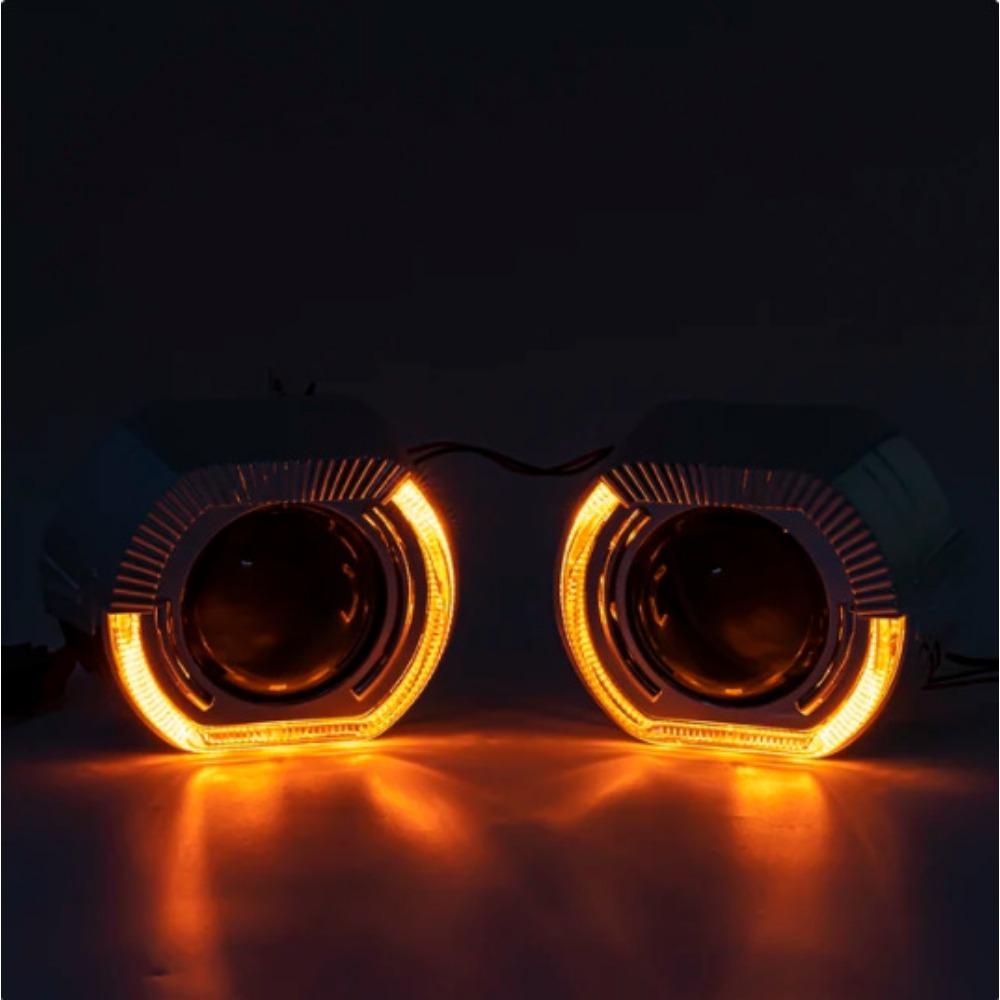 Automotive 2.5-inch Bifocal Lens Angel Eye H1HID Xenon Headlight Headlight Headlight Automotive Lamp Products Universal