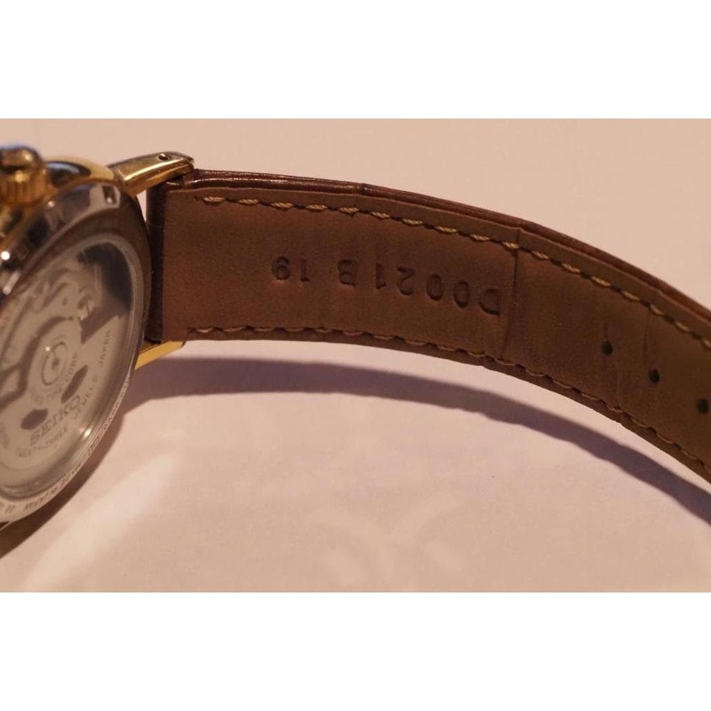 Used SEIKO Automatic Gold Watch 6r15-00v0
