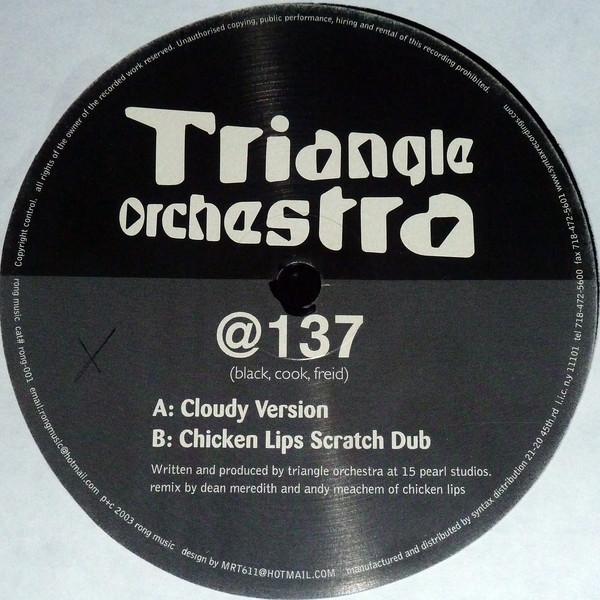 

12inch Record TRIANGLE ORCHESTRA 137 RONG001 Rong Music 2003 US Dance Electronica Used