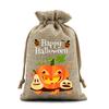 Halloween Kinder Zuckertüte Kürbis Geist Leinen Bündel Mundbeutel Geschenktüte Kordelzug Süßigkeitentasche Lager