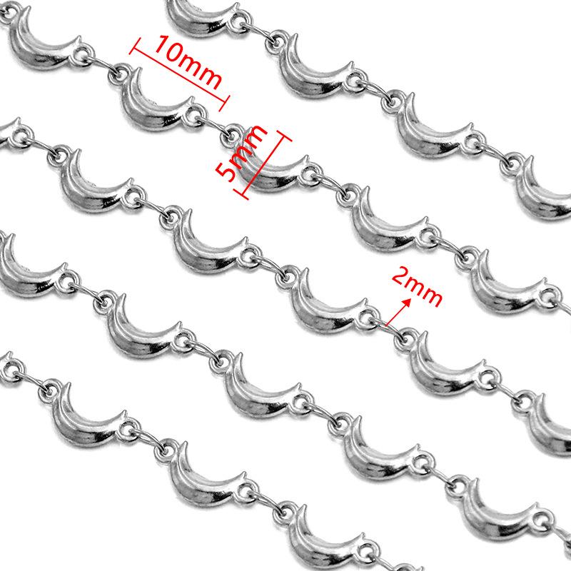 18K Gold Plated Stainless Steel Heart, Butterfly, Four-Leaf Clover, Shell Chain Bracelet/Necklace, 50cm.