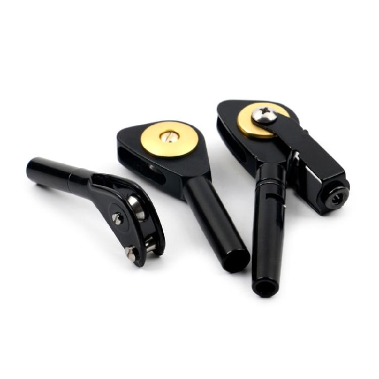 Double Roller Fishing Rod Guide Tip Fishing Rod Guide Tip DIY Rod Components Guide Tip Roller Rings Rustproof Pulley