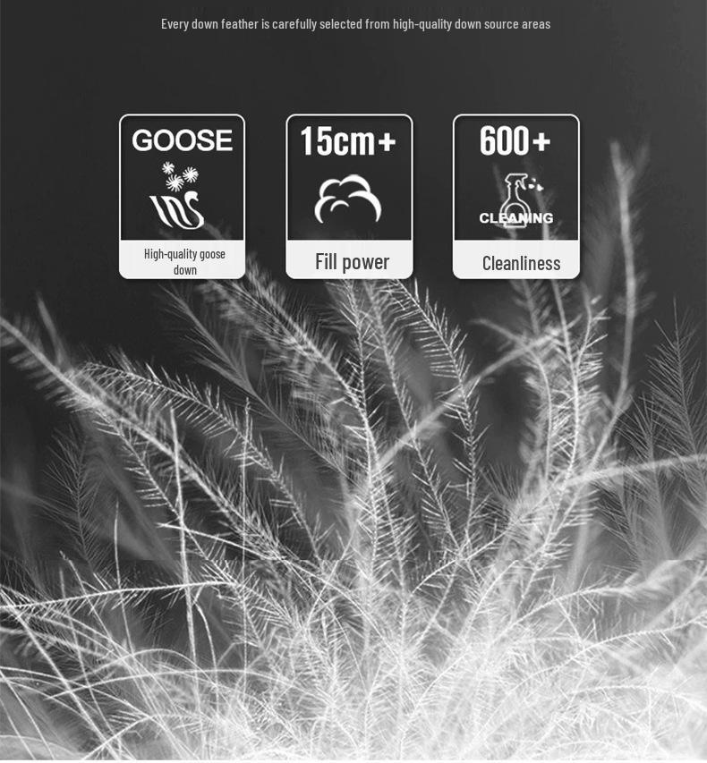 Men's Middle-Aged & Elderly Plus Velvet Warm Winter Down Jacket with Goose Down Liner