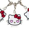 Sanrio Hello Kitty 4-Piece Acrylic Key Chain ( Face ) NEW Sanrio Characters