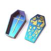 DIY Epoxy Crystal Resin 3D Halloween Coffin Storage Box Mold with Lids for Decor