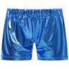 Pantaloncini da Ballo Metallici per Ragazze Vita Elastica Design Scintillante Costume di Scena Fondo