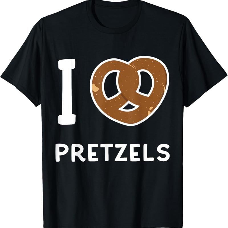 J aime les Pretzels citation alimentaire dr?le pour la t-shirt Meme du jour de Pretzel S
