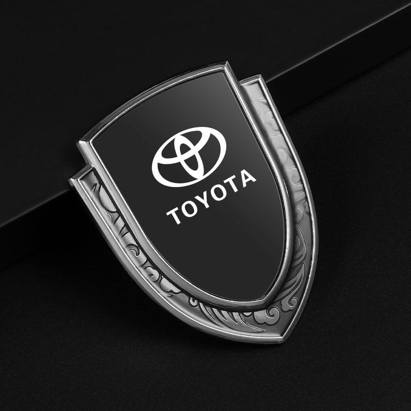 Auto car Door Trunk Fender Decoration Shield Protective Sticker For Toyota Yaris Camry Corolla Prius Prado CHR RAV4 crown verso