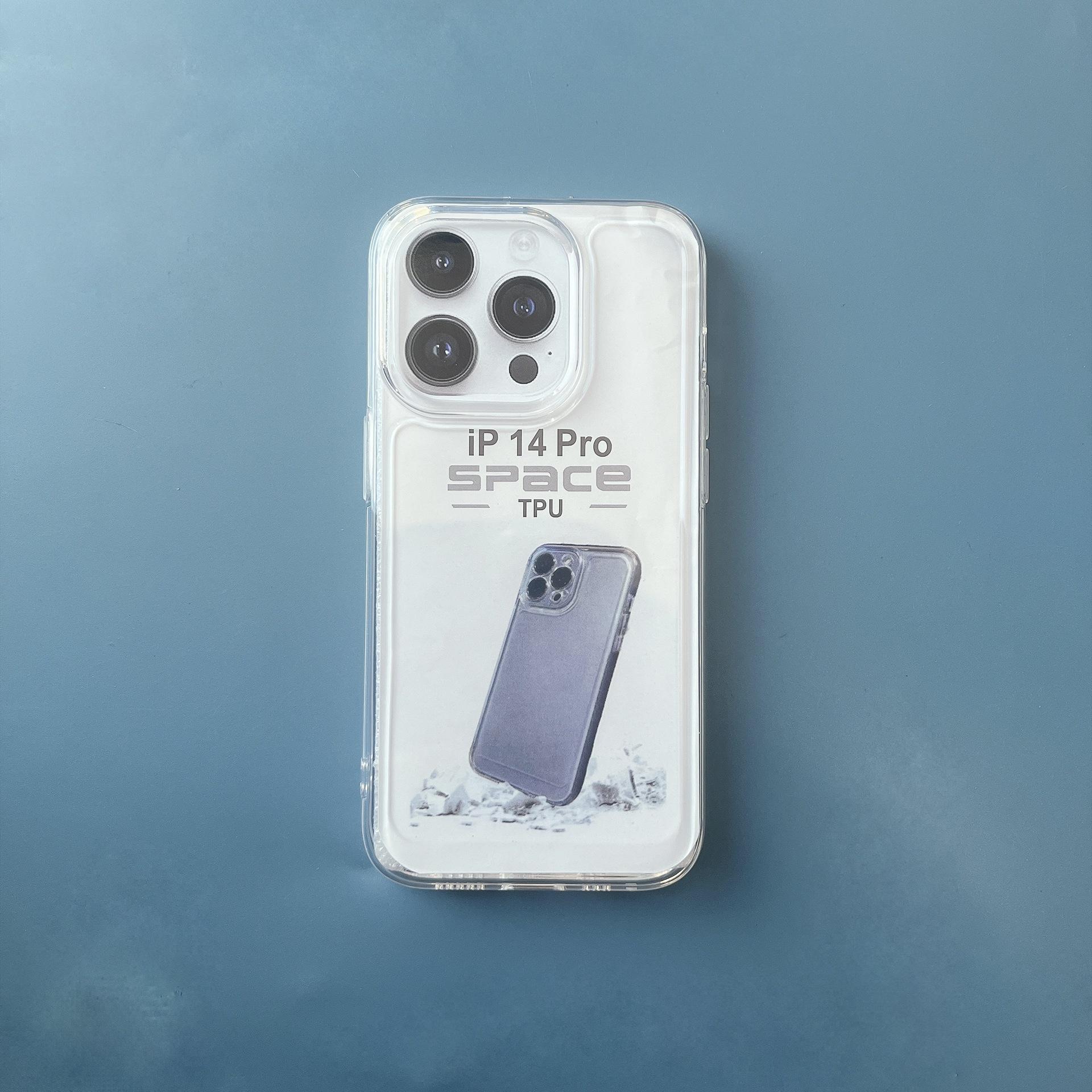 

Space Shell IPhone 16 Promax Прозрачный 15 Подходит для Apple 14 Чехол для мобильного телефона 13Pro Защитный чехол 12 Apple 11