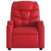 Relaxation Armchair In Red Synthetic Leather