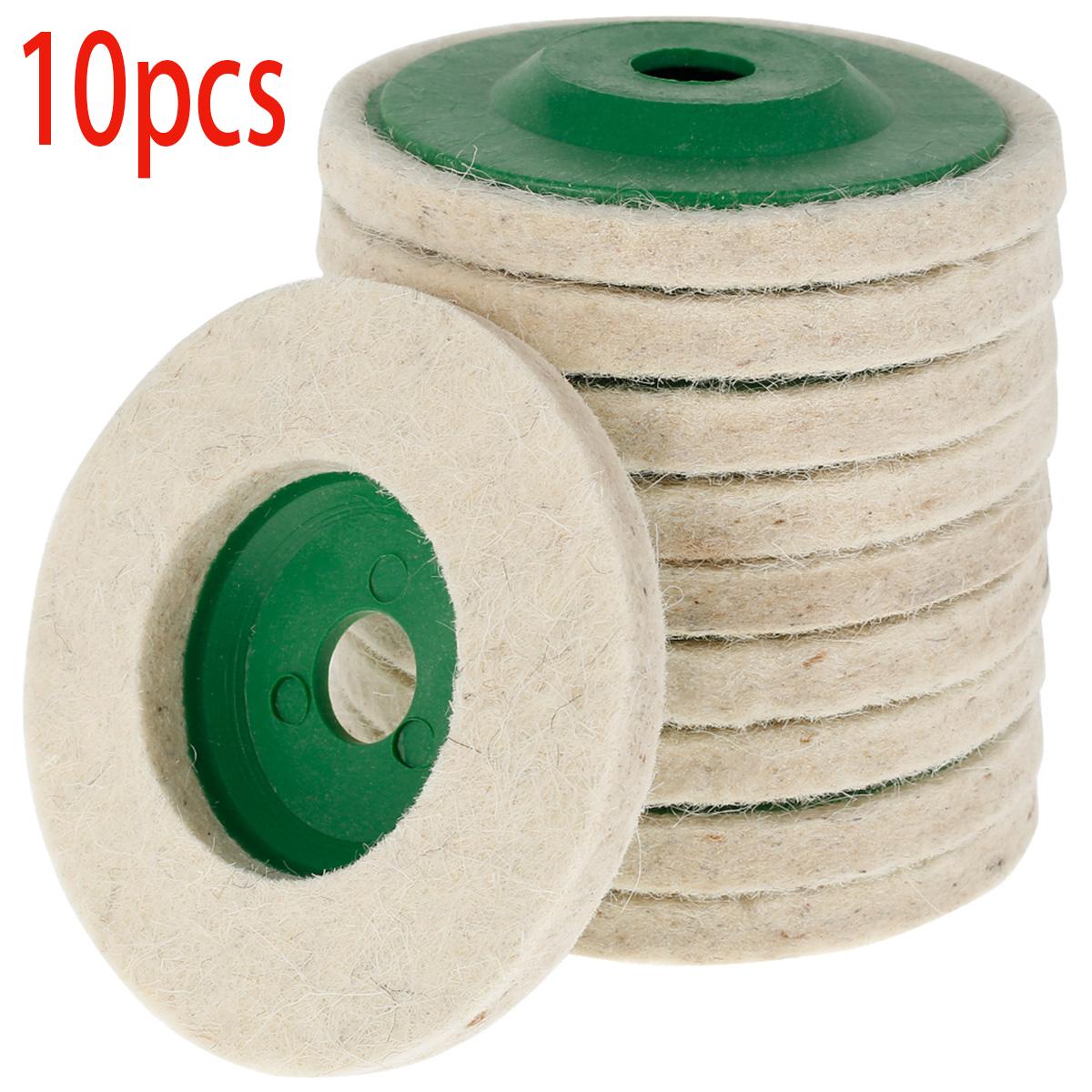 

100pcs Wool Felt Polishing Wheel Polishing Wheel Grinding Head Grinding Pad Rotary Tool Accessories for Wood Metal Glass Jewelry