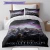 Action role-playing  Pattern Bedding Quilt Set Quilt Cover Pillowcase Home Decoration Birthday Gift (1 * duvet cover + 2 * pillowcase, without core)
