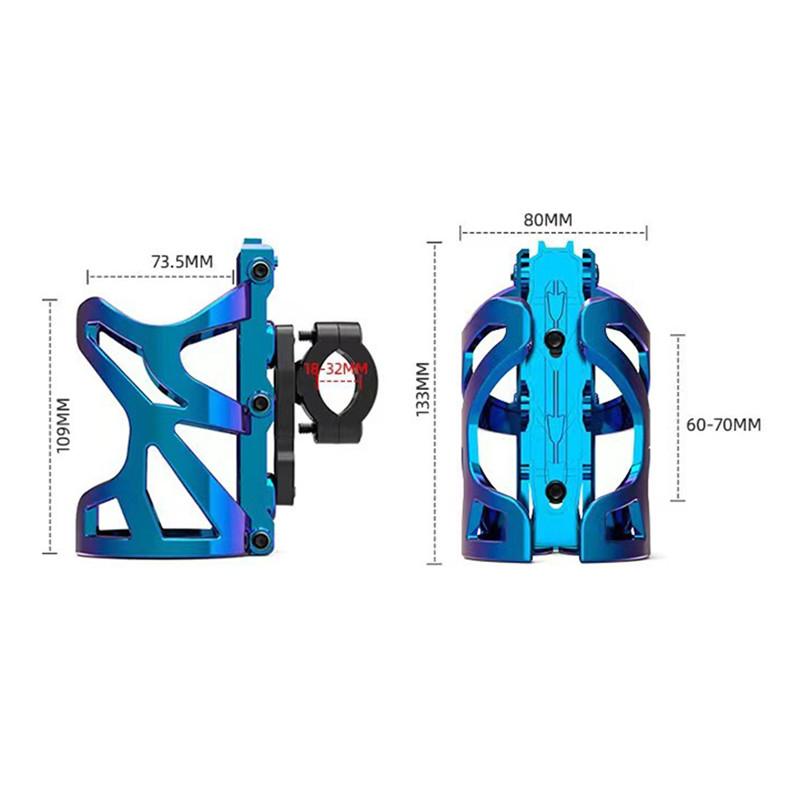 Motorcycle Universal Drink Holder Bike Water Cup Bottle Holder Handlebar Bottle Holder Plastic Water Bottle Cage Accessories