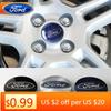 Samolepka na auto 2026 Ford Nový 2025 Horká 4ks/sada 54mm Styling auta Krytky středů kol Kryty nábojů Znaky Příslušenství Pro Ford Mondeo Focus