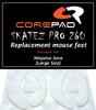 Corepad Skatez PRO Mouse Feet for Ninjutso SoraNinjutso Sora V2 (Large, PRO) 2-Pack
