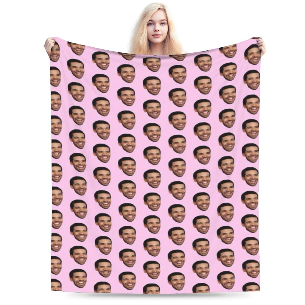Stylish Drakes Iceman Album Blankets Ultra-Soft Flannel Cozy Throw Blankets Machine Washable