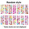 6/12/24pcs 3D Love Bubble Stickers Cartoon DIY Scrapbook Photo Album Decoration Creative Gifts Cute Stationery School Awards YMY
