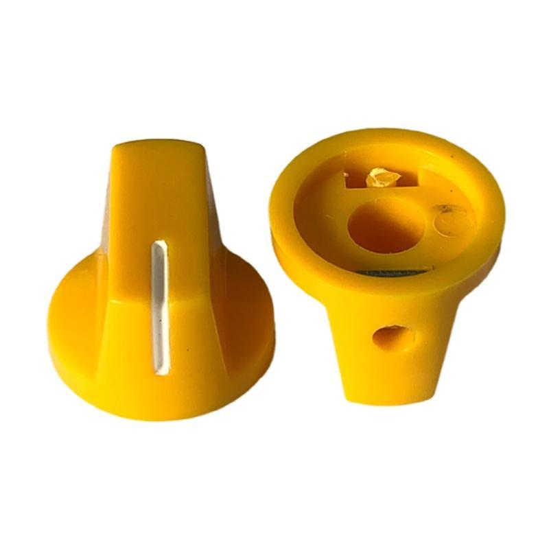 10Pcs Electric Guitar Effect Pedal Knobs 6.35mm Shafts for Effect Pedal & Amplifier