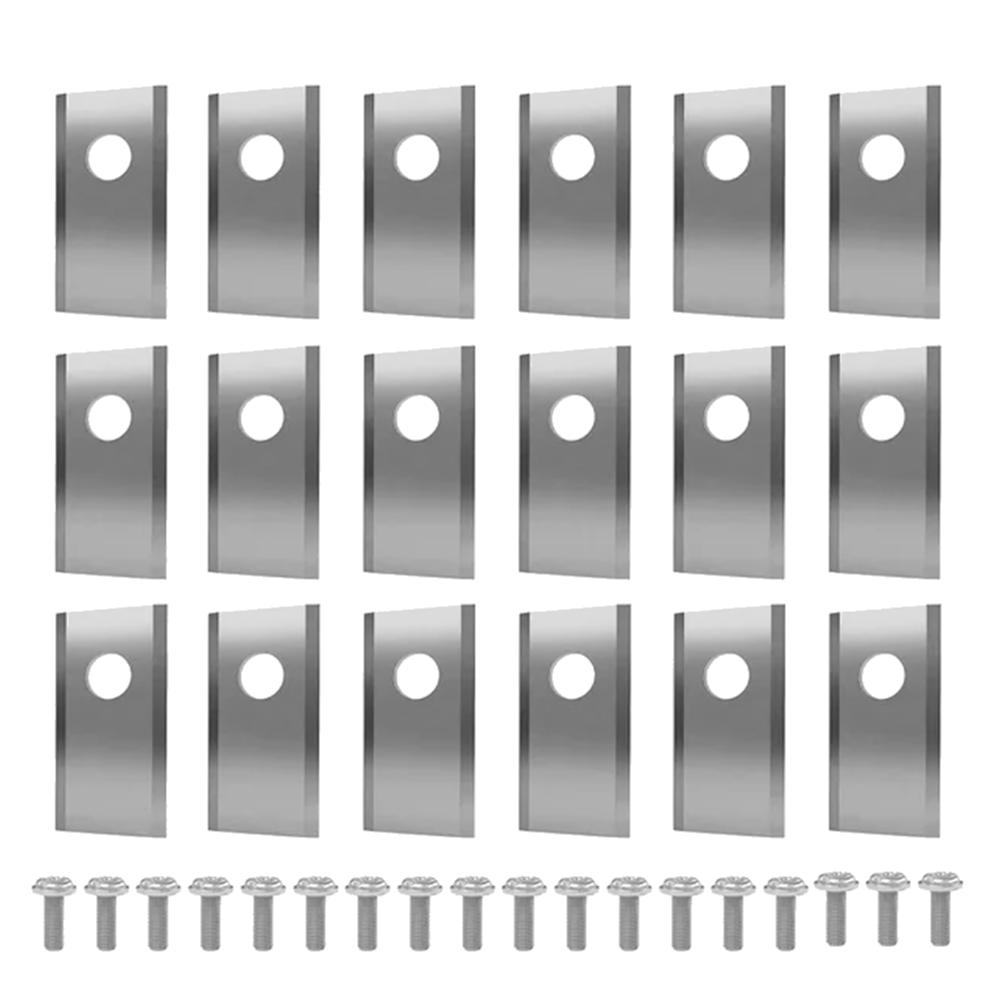18/36/54/90PCS Blades Replacement Lawn Mower Parts Stainless Steel Mower Cutter Blade for Worx Landroid Lawn Mowers