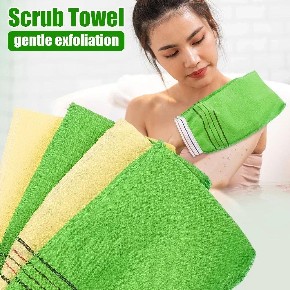 Portable Shower Bath Scrub Glove Coarse Grain Exfoliating Towel New Bath Glove  Adults