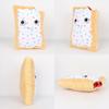 Toaster White Pastry Plush Toy Cartoon Stuffed Doll Cookies Gift Decoration