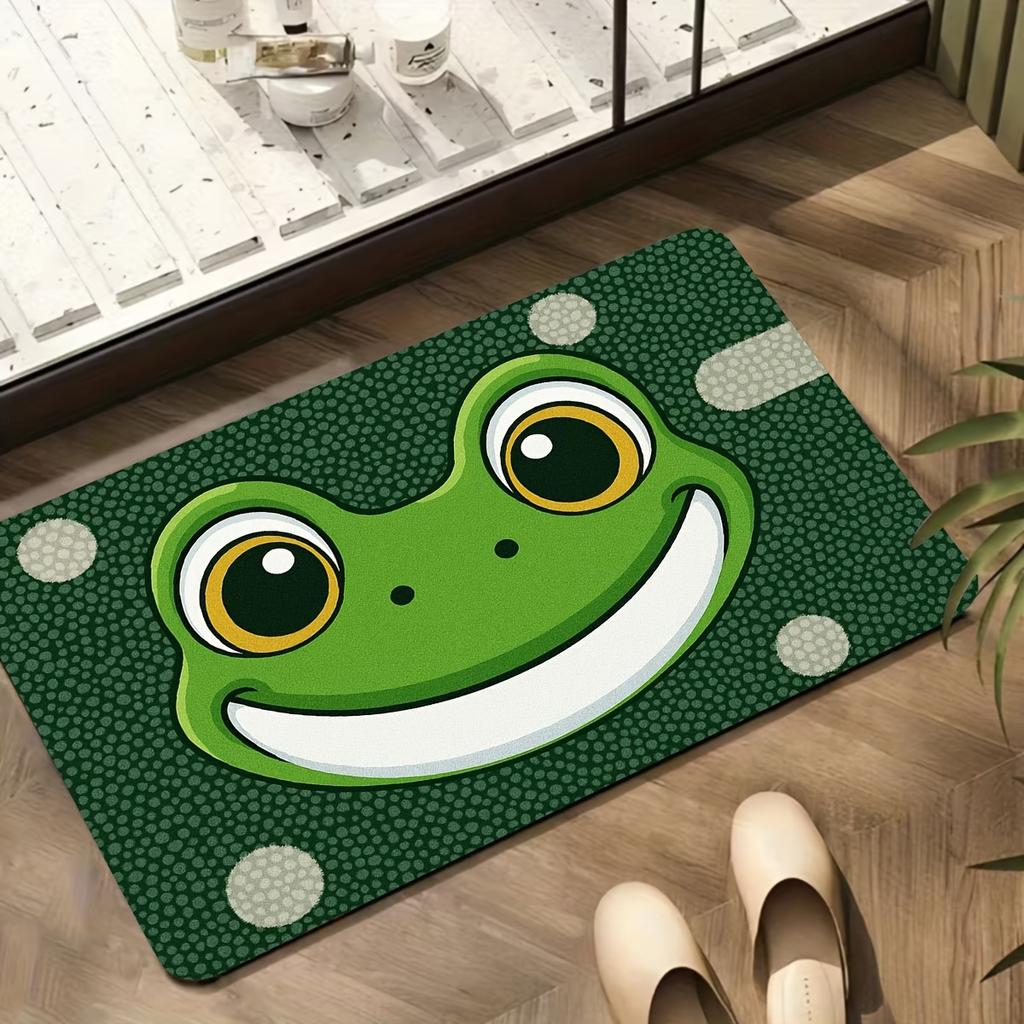 Cute Cartoon Dog Back View Door Mat Lovely Print Entry Rug Fun   Floor Carpet Home   Mat for  Hallway Pet Lover  Decor Accessory