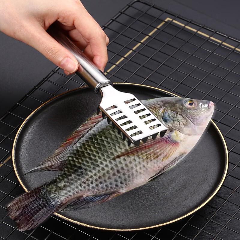 ZISIZ Stainless Steel Fish Descaling & Prep Tool Set