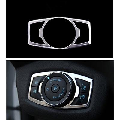 FUNDUOO For Ford Fusion Mondeo 2013 2014 2015 2016 HEAD LIGHT HEADLIGHT LAMP SWITCH BUTTON PANEL CHROME COVER TRIM