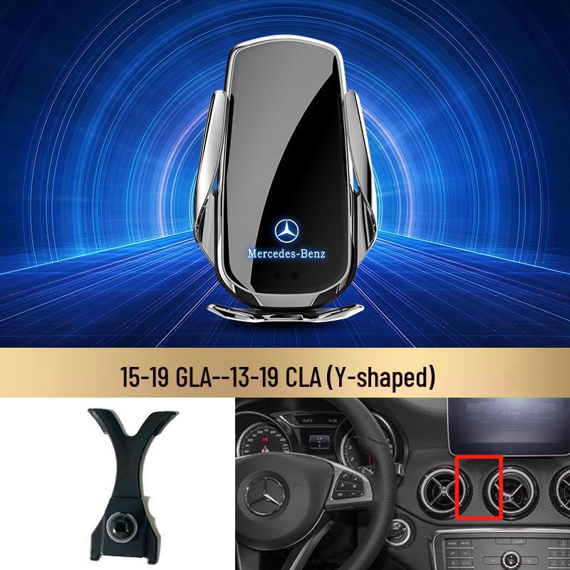 Bezdrátový držák telefonu s rychlým nabíjením Mercedes-Benz pro třídu C/třídu R/třídu S/třídu E/GLK/třídu B