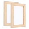 Drewniane sito do produkcji papieru Pojedyncza forma do produkcji papieru Krawędź formy Materiały do produkcji papieru Rama do produkcji papieru Rękodzieło DIY Kolor drewna
