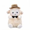 Cute Sheep Plush Toy For Couples Gift Warm Fuzzy Teddy Bear With Pp Cotton Filling