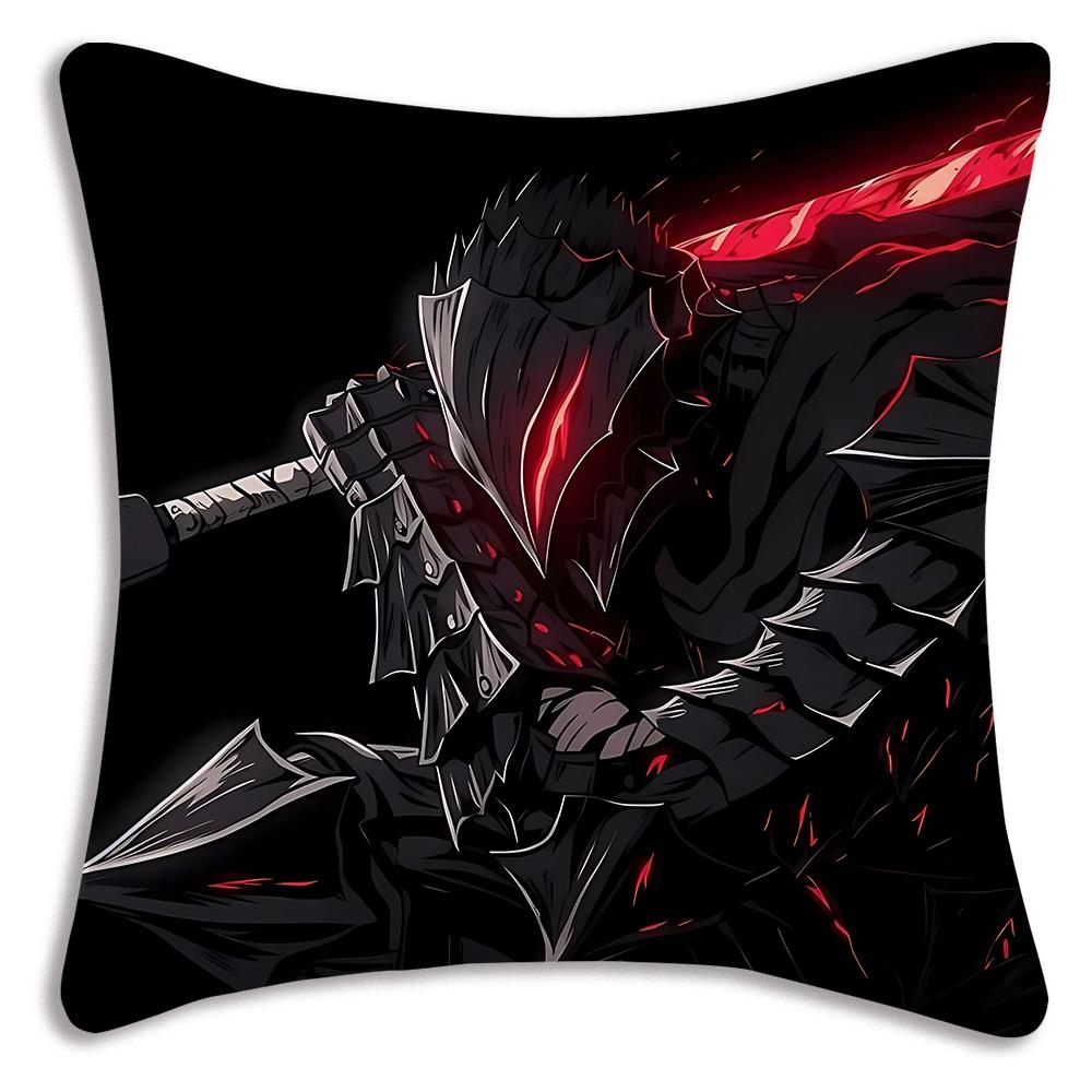 Berserk Pillowcase Pillow Covers Decorative Pillows Room Decorating Items Sofa Cover Modern Home Decoration Anime Cushion Decor