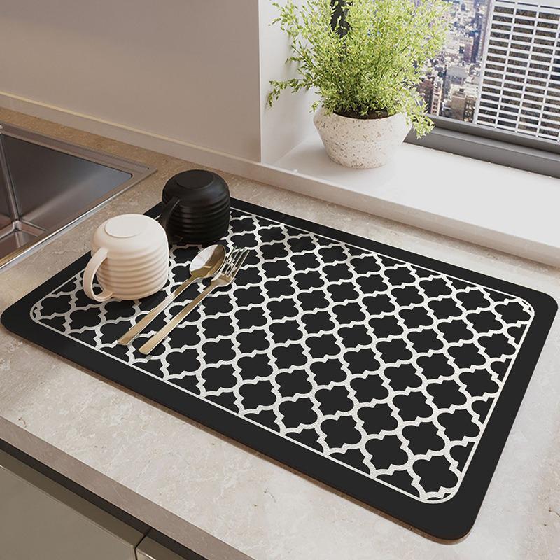 Absorbent Non-Slip Heat-Resistant Kitchen Drainage Mat