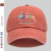 pc Five Colorful Flamingo Print Baseball Cap Travel Casual Design Sun Hat Comfortable and Lightweight Multiple Colors Availa