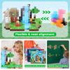 Magnetischer Würfelbaustein-Set - Pädagogisches Konstruktionsspielzeug für Kinder