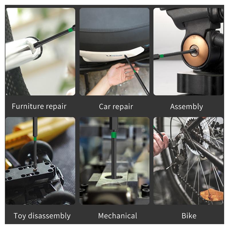 S2 Schlag magnetisch rutschfest Kreuzschlitz Schraubendreherkopf Hand Elektrobohrmaschine Sechskant Elektroschrauber Bit Werkzeugsatz